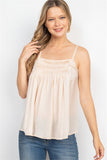 SALE - CHAMPAGNE SILKY TOP