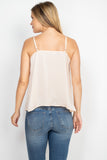 SALE - CHAMPAGNE SILKY TOP